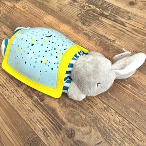 Goodnight Moon Bunny Plush Star Projector Soother Toy‎ Lights Up